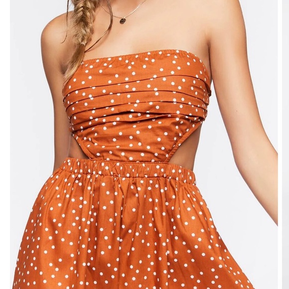 #617 ✅ polka dot midi dress - Picture 7 of 9